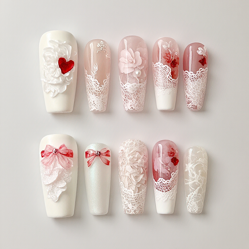 Almond - Customized Nail Art