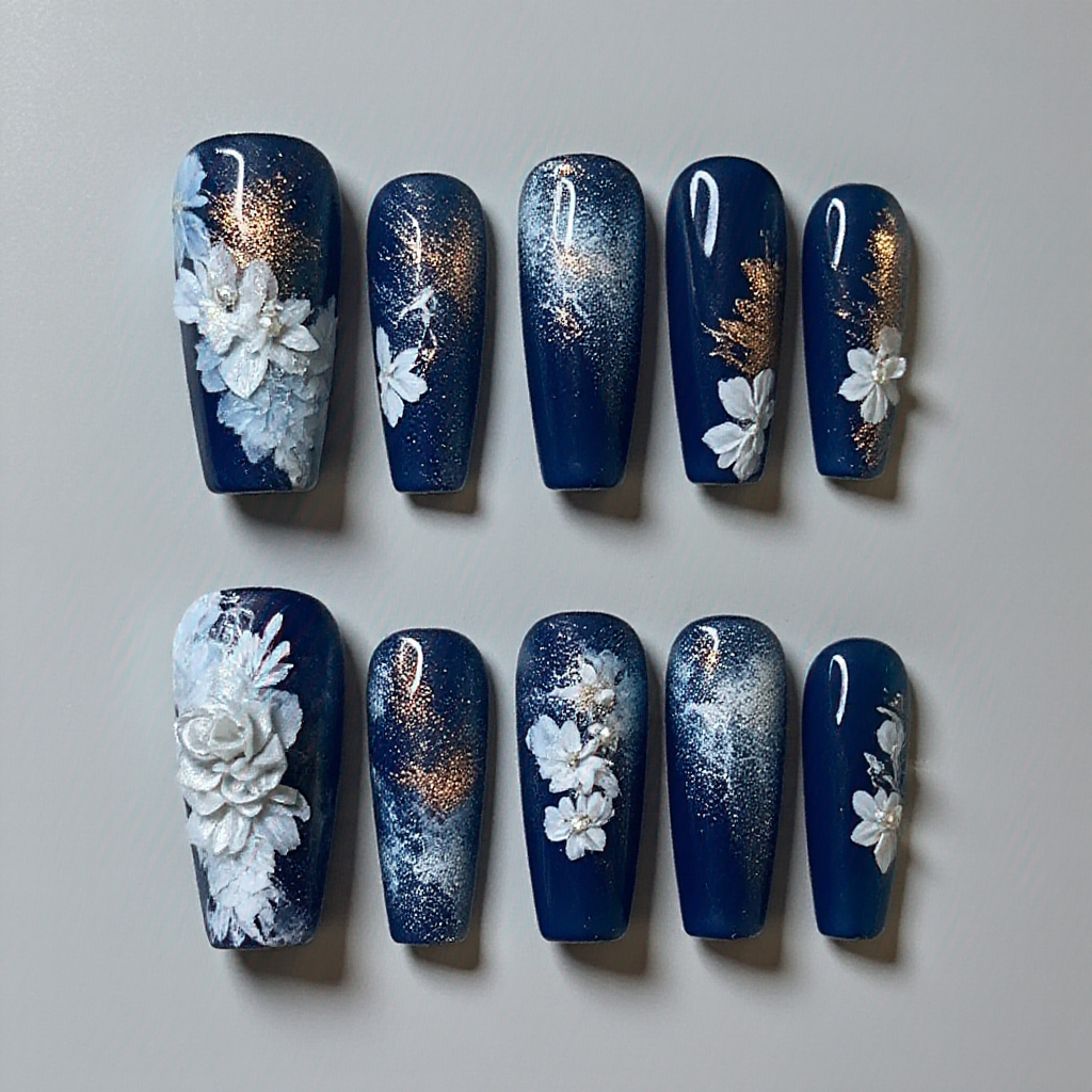Almond - Customized Nail Art