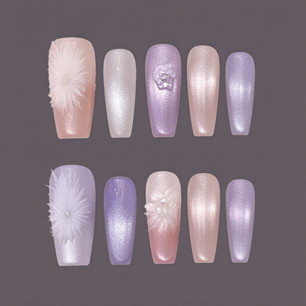 Almond - Customized Nail Art