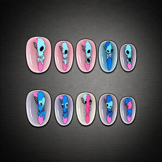 Oval - Customized Nail Art