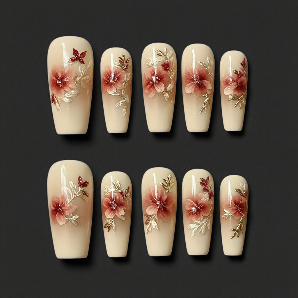 Almond - Customized Nail Art