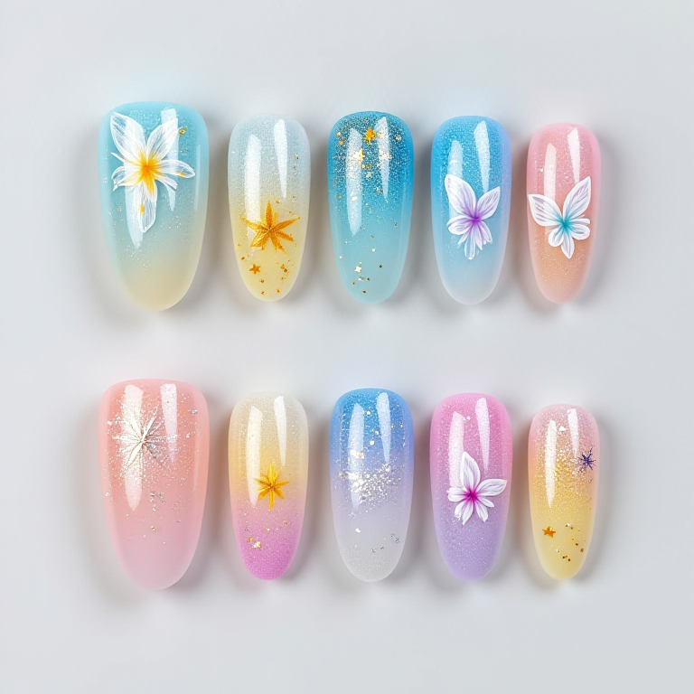 Oval - Customized Nail Art